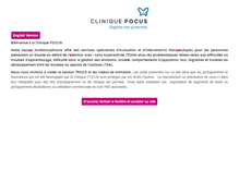 Tablet Screenshot of cliniquefocus.com